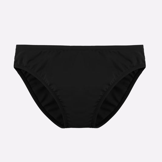 Flat lay image of swim brief in specified color.