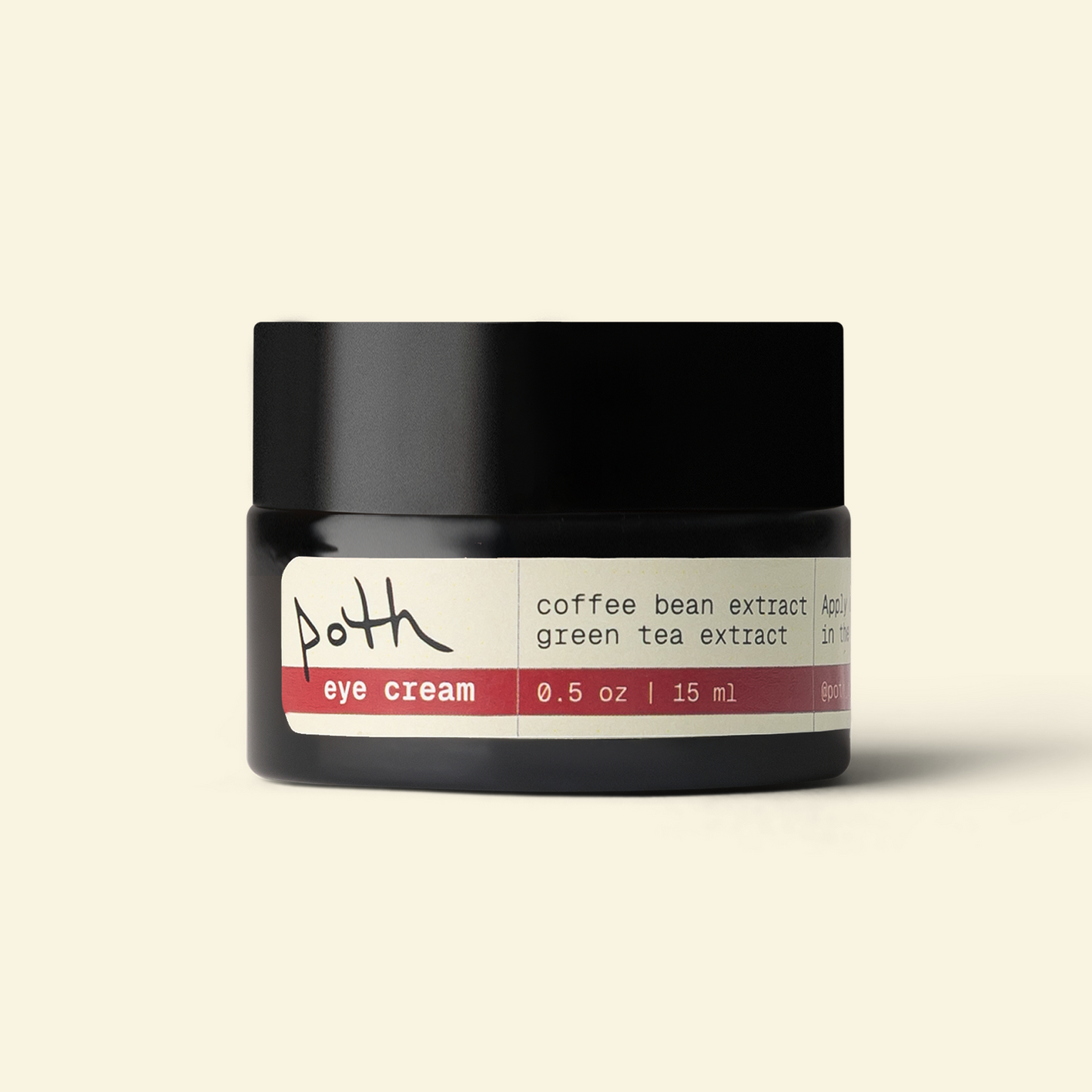 eye cream - depuffing coffee bean + green tea