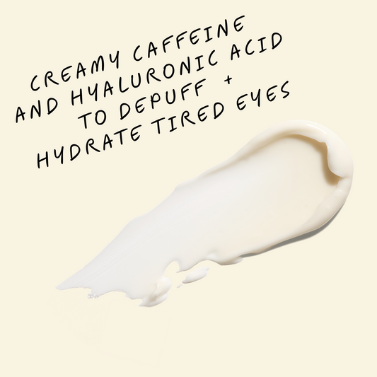 eye cream - depuffing coffee bean + green tea