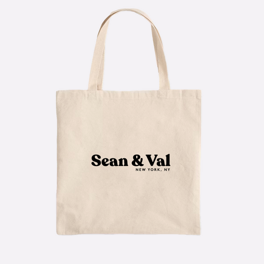 Flat lay image of tote